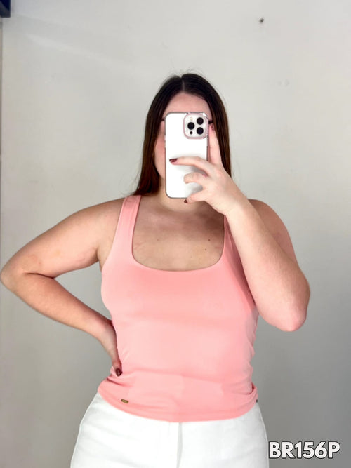 Blusa Manga Sisa Talla Plus Cuello Redon