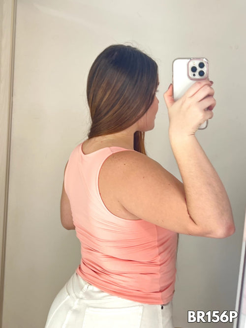 Blusa Manga Sisa Talla Plus Cuello Redon