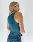 Blusa Manga Sisa Cuello Redondo Licrado