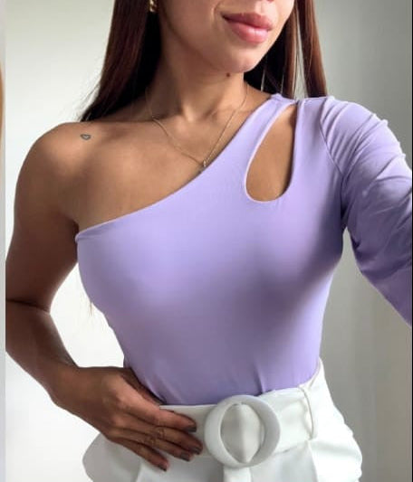 Body Asimetrico M/L Con Abertura