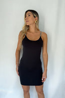 Vestido Tiras Strass Solo Fondo