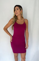 Vestido Tiras Strass Solo Fondo