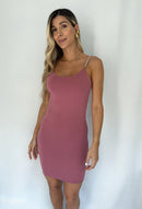 Vestido Tiras Strass Solo Fondo