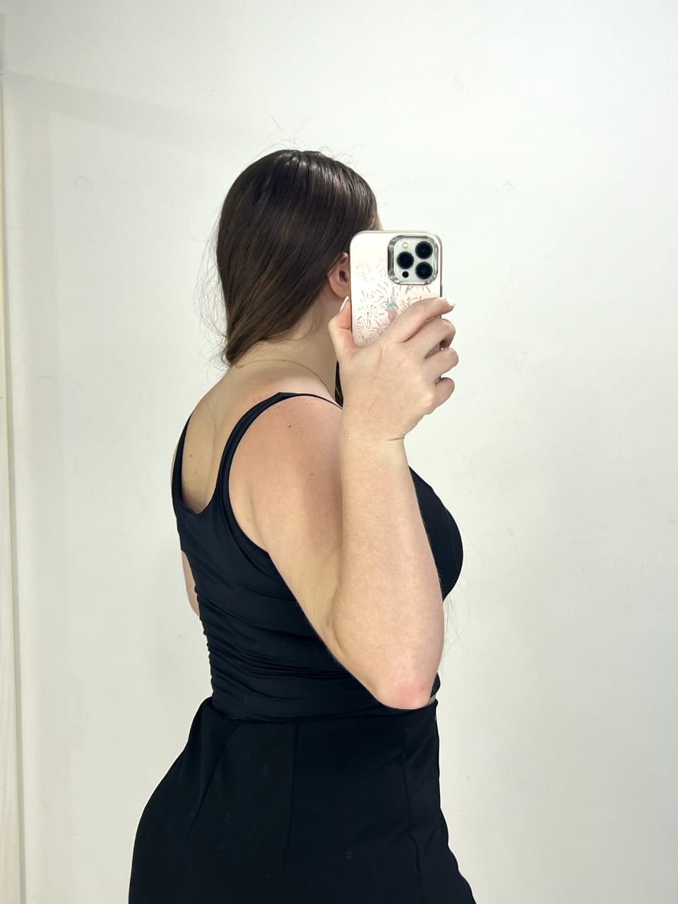 Crop Top Manga Sisa Solo Fondo