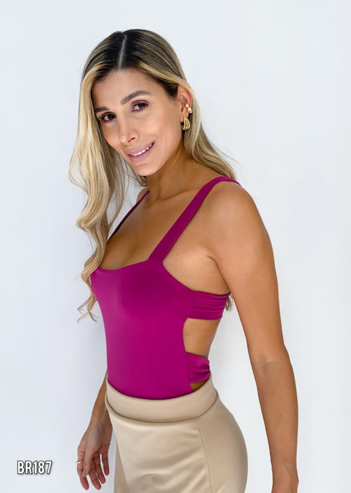 Body Tiras Escote Espalda