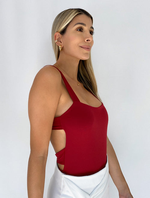 Body Tiras Escote Espalda