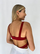 Body Tiras Escote Espalda