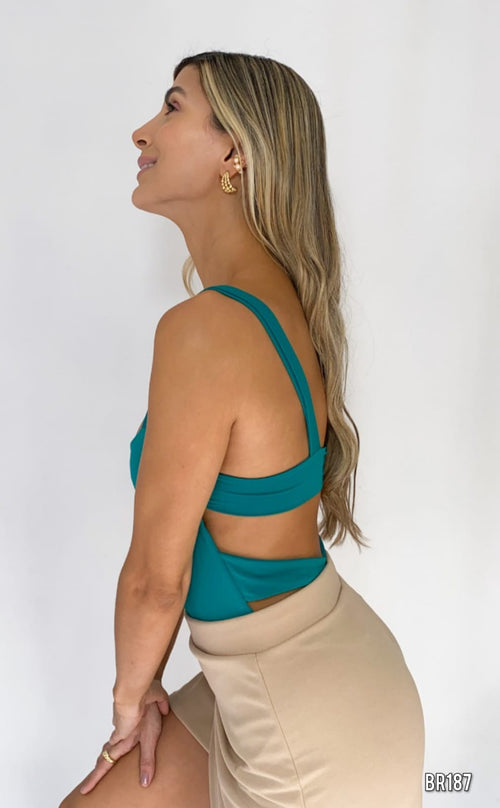 Body Tiras Escote Espalda