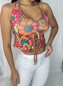 Blusa Corta De Amarra