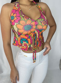 Blusa Corta De Amarra