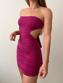 Vestido Straple Amarrar Cuello