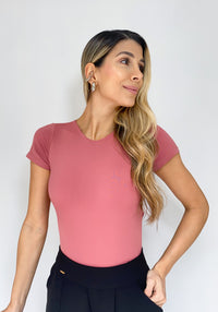 Body Manga Corta Escote Atras