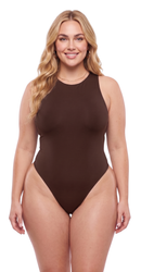 Body Cuello Alto Unicolor Manga Sisa