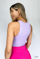 Body Cuello Alto Unicolor Manga Sisa