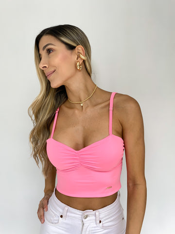 Blusa Corta Tiras/Centro Runche