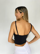 Blusa Corta Tiras/Centro Runche