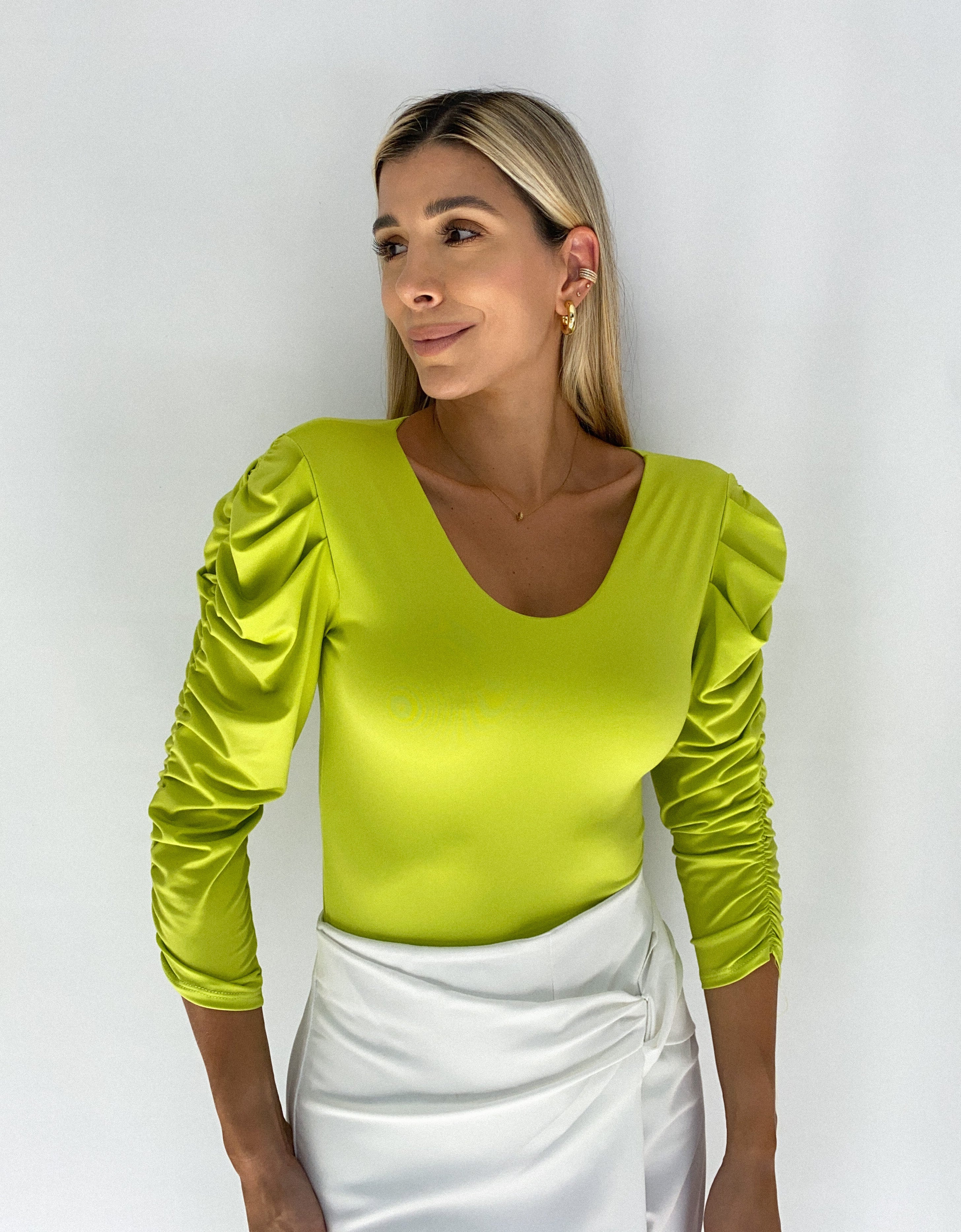 Blusa Manga 3/4 Enresortada