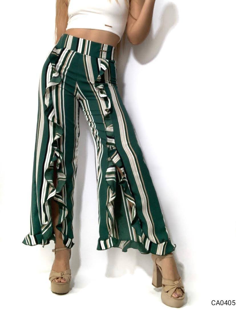 Pantalon rayas boleros