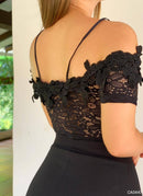 Blusa Encaje Bandeja