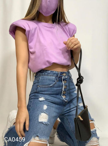 Blusa Hombreras S/F