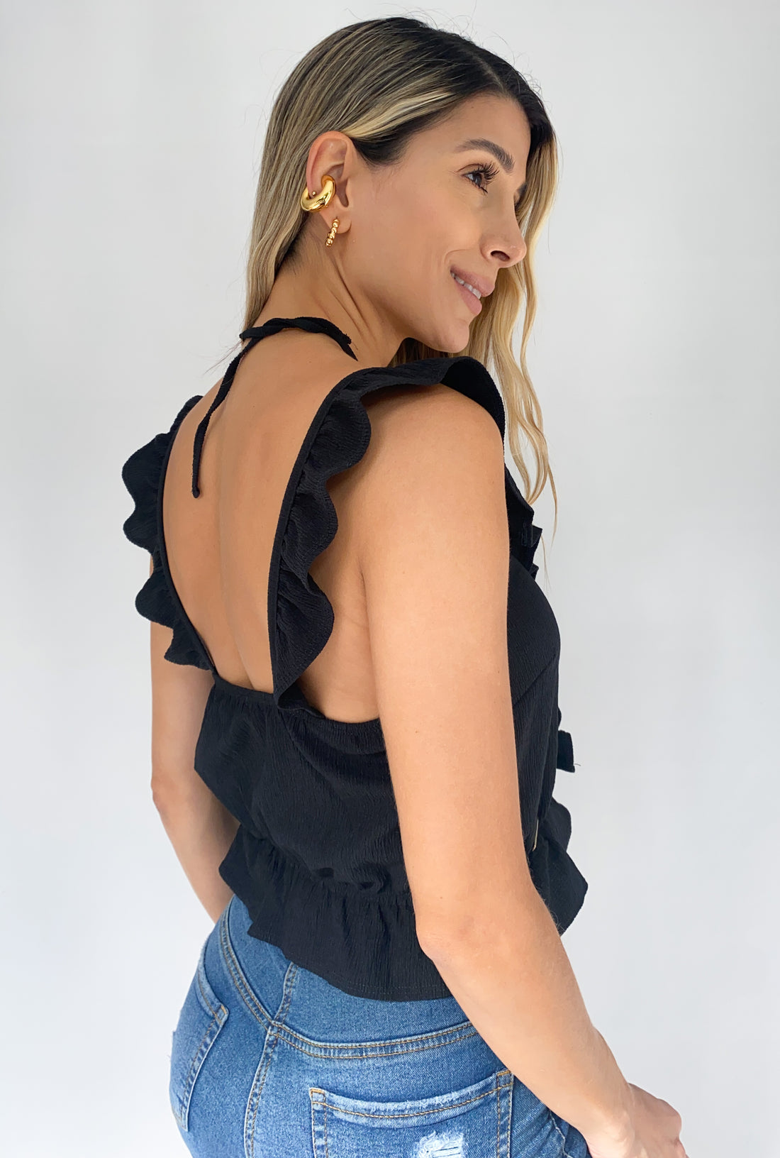 Blusa Tiras Cruza Bolero