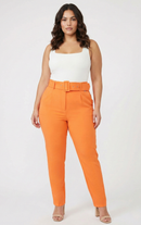 Pantalon Cinturon Con Bolsillos Plus