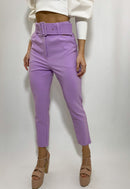 Pantalon Cinturon Con Bolsillos