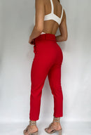 Pantalon Cinturon Con Bolsillos