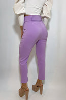 Pantalon Cinturon Con Bolsillos