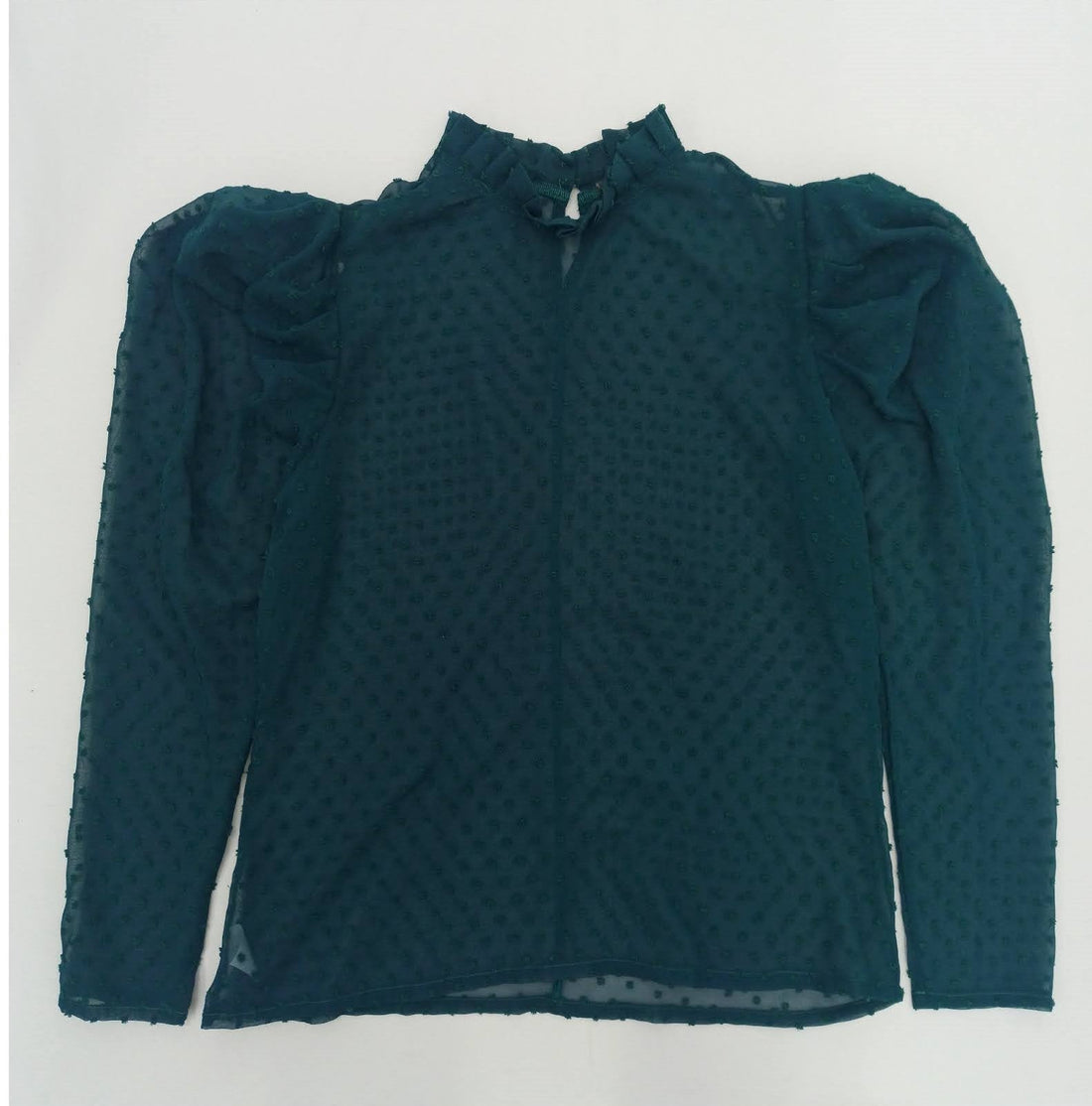 Blusa Manga Larga Cuello Alto Bolero