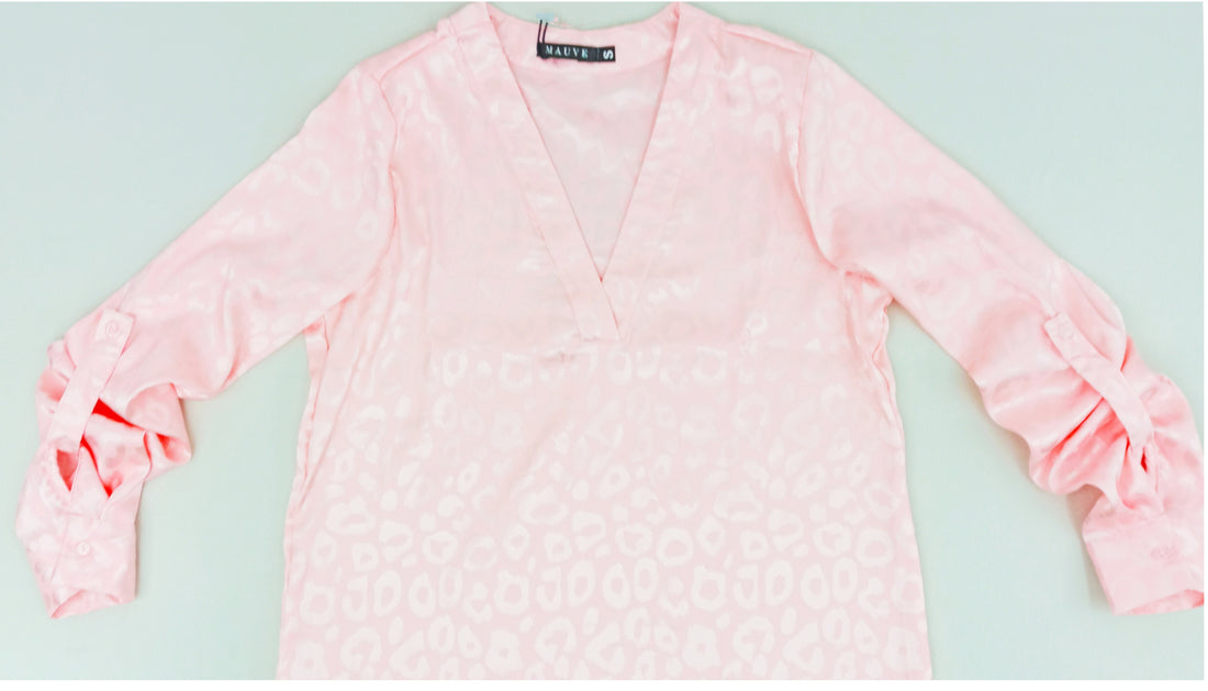 Camisera Manga Larga Satin Manchas