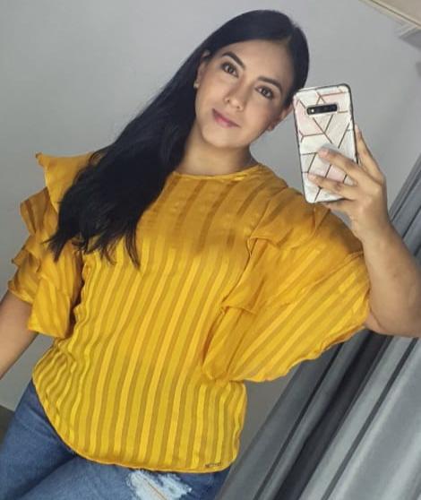 Blusa Manga Corta 3Boleros Cuello Redond