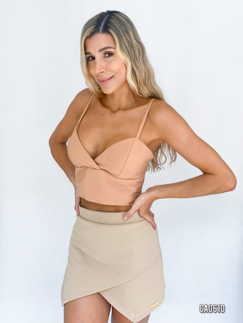 Crop Top Copas Tiras