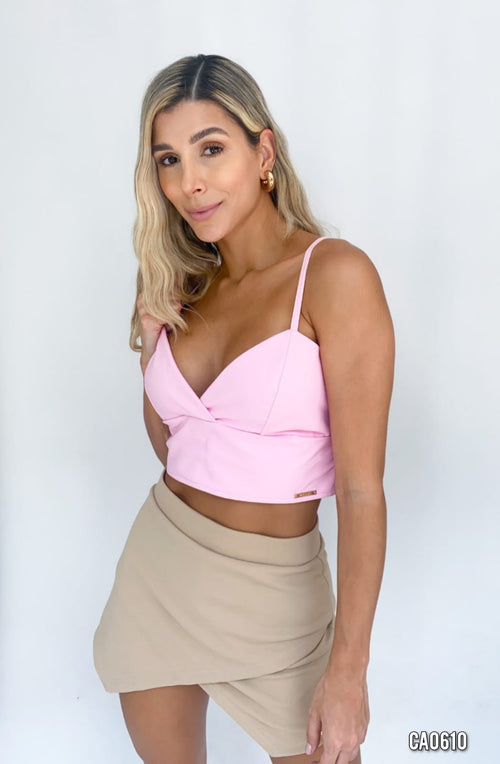 Crop Top Copas Tiras