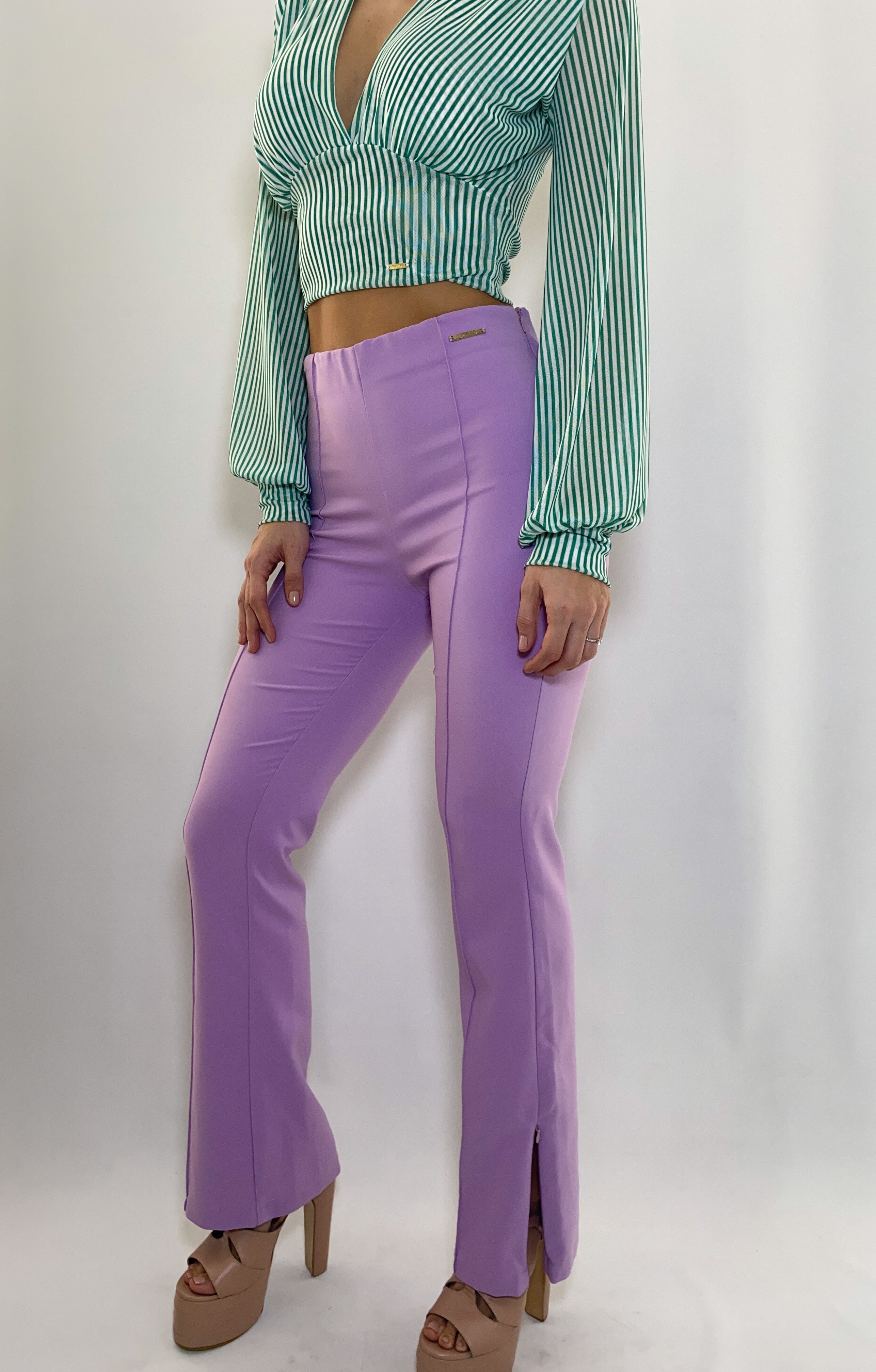 Pantalon Enresortado Costura Centro