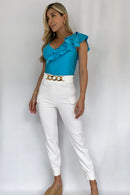 Pantalon Hebilla Cartier Bolsillos Lados