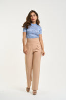 Pantalon Pretina Ancha Prensada