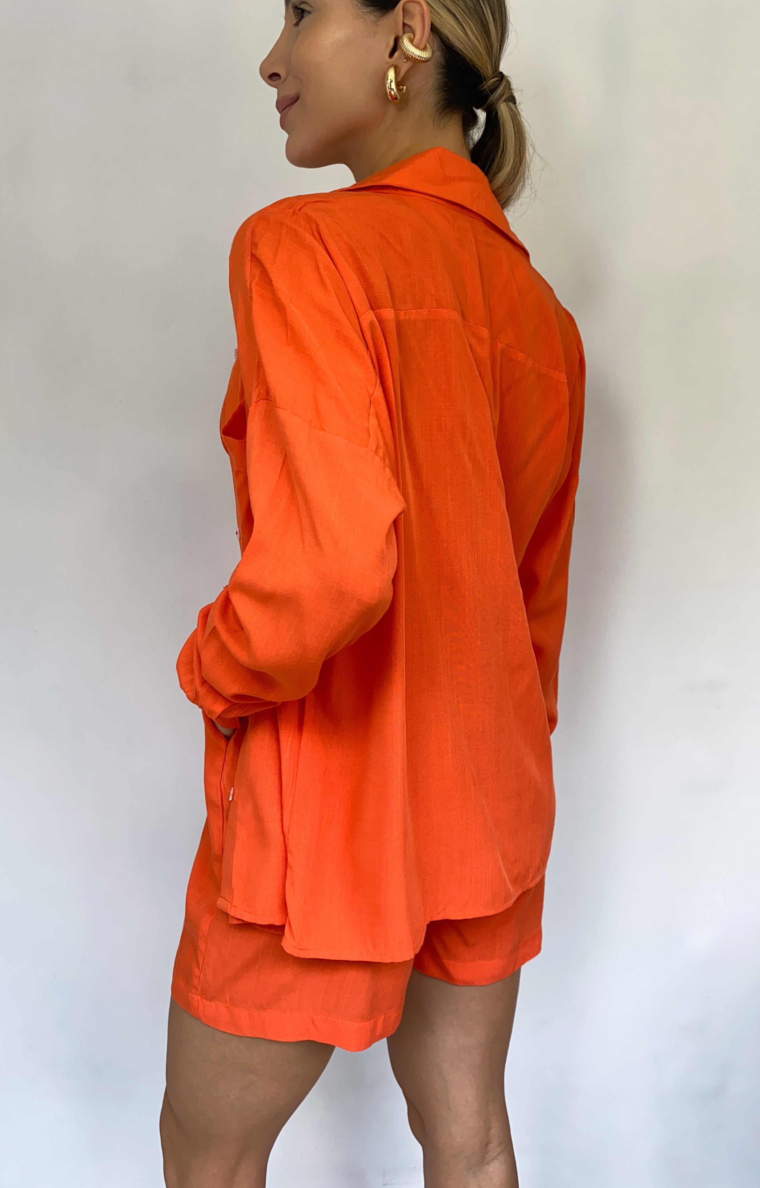 Camisera Dama Manga Larga Bolsillo Unico