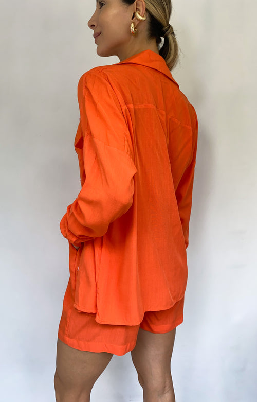 Camisera Dama Manga Larga Bolsillo Unico