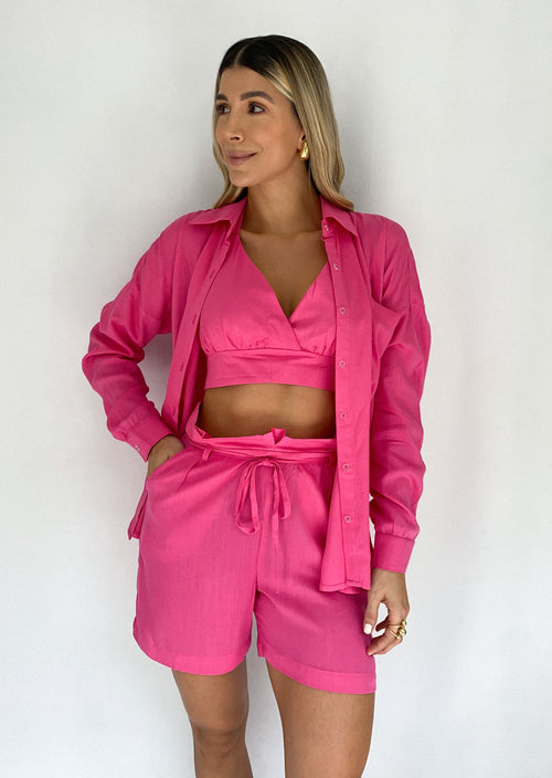 Camisera Dama Manga Larga Bolsillo Unico