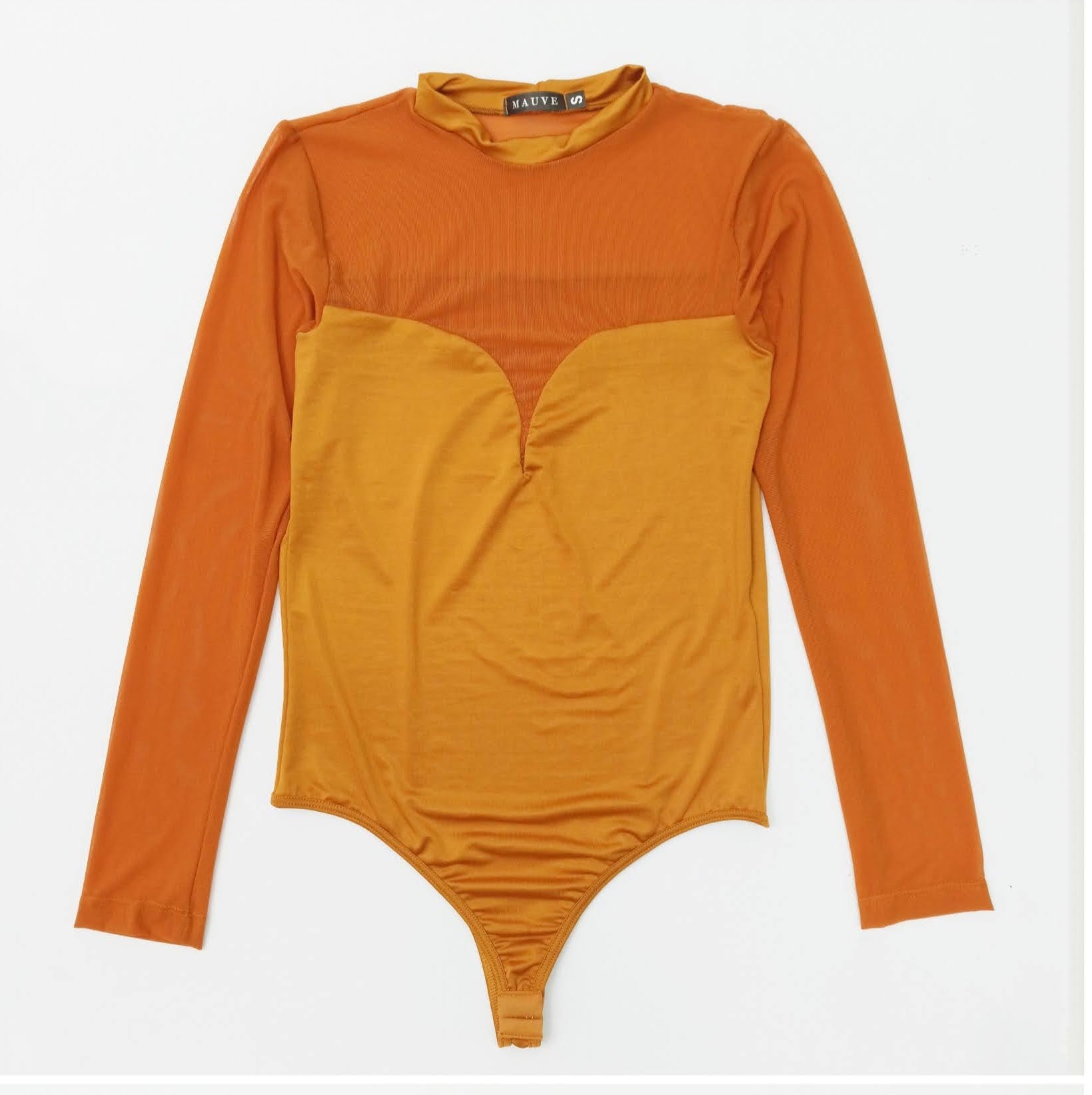 Body Manga Larga Cuello Alto Mayatex