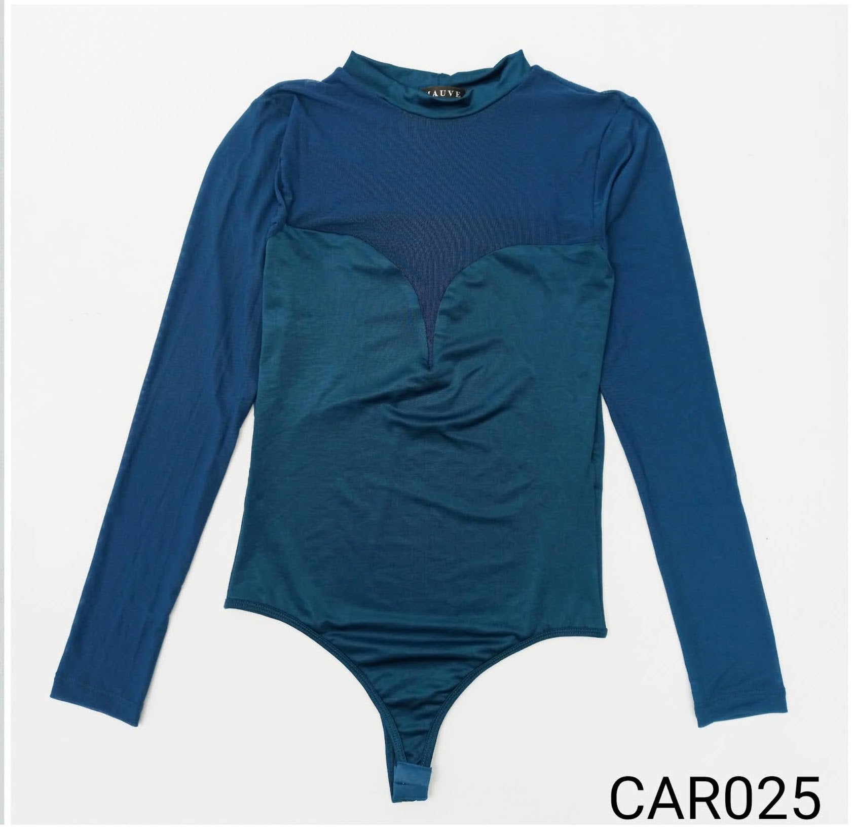 Body Manga Larga Cuello Alto Mayatex