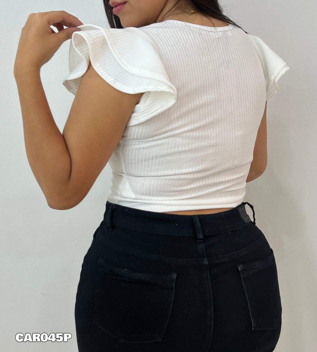 Blusa Rib Manga Corta 2 Boleros Plus