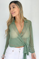 Camisera Mayatex Manga Larga Amarrar