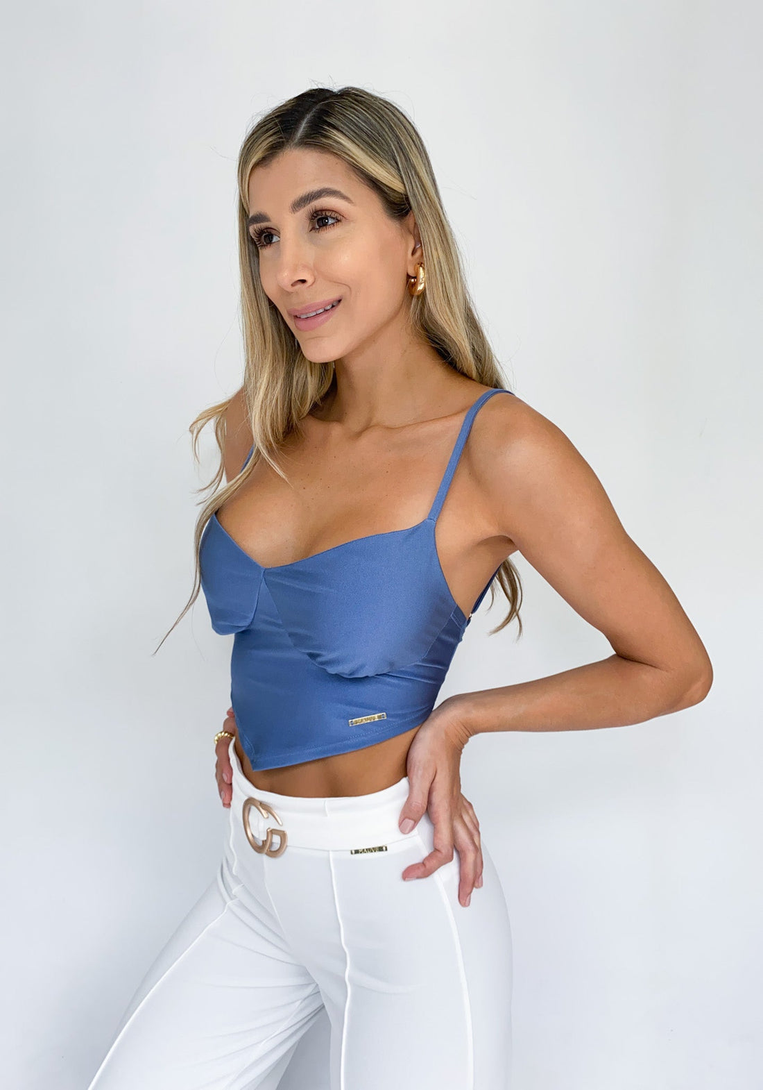 Crop Top En Punta Copa