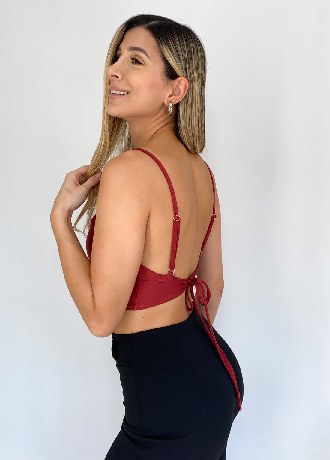 Crop Top En Punta Copa