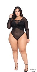 Body Mayatex Manga Larga Centro Nudo