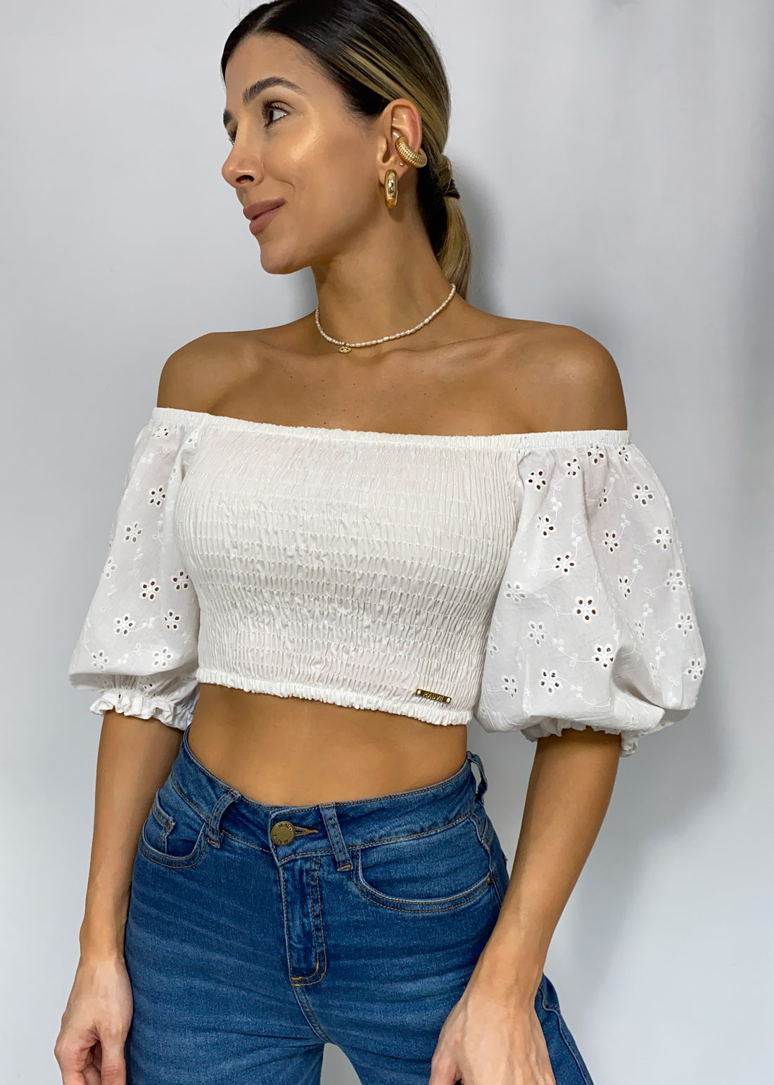 Blusa Manga Bombacha Hojarota Enresortad
