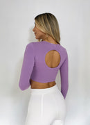 Blusa Manga Larga Circulo Espalda