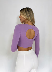 Blusa Manga Larga Circulo Espalda